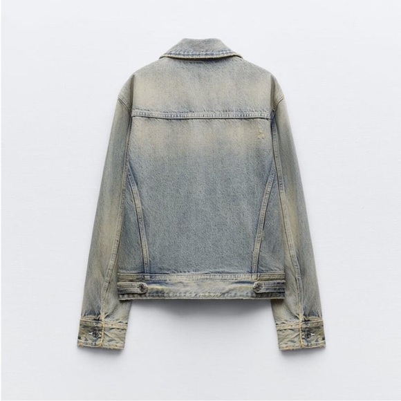 ZARA TRF DENIM JACKET - Picture 8 of 10